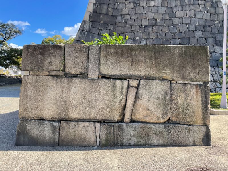 大阪城の石垣
