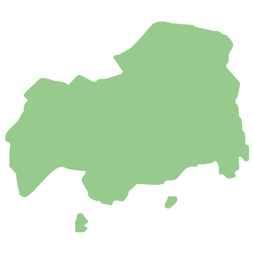 広島県の地図