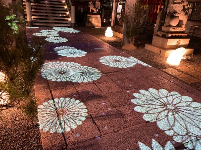 2021白神社プロジェクションマッピング